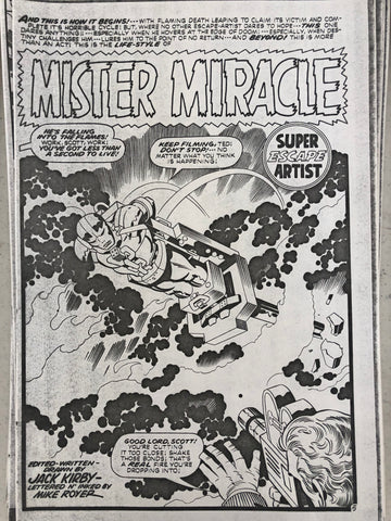 Jack Kirby Kamandi & Mister Miracle Care Package SPECIAL PAGE - Jack Kirby