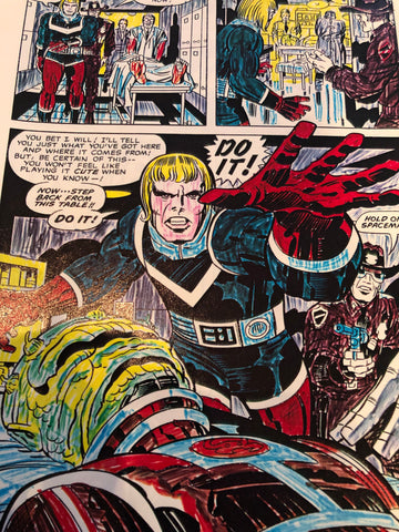Jack Kirby Colored Captain Victory #1 Page 8 - Jack Kirby
