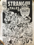 Rare Jack Kirby Strange Tales Poster 1975 - Jack Kirby