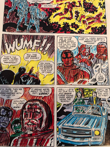 Jack Kirby Colored Captain Victory #1 Page 7 - Jack Kirby