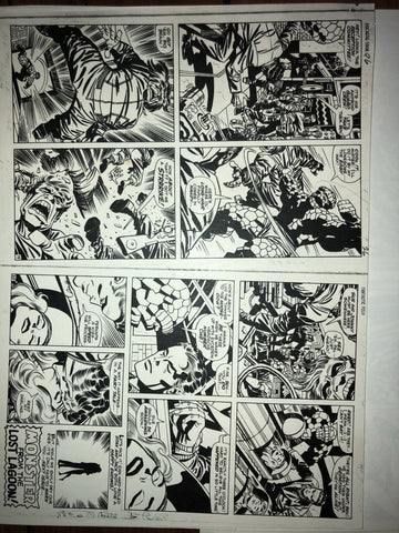 One-of-a-kind Fantastic Four #96 Page 26-27 photostat - Jack Kirby