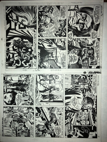 One-of-a-kind Fantastic Four #96 Page 6-7 photostat - Jack Kirby
